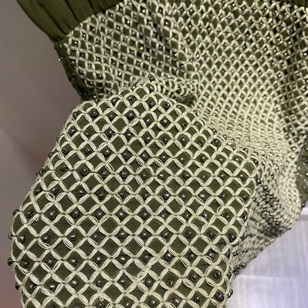 Mesh beaded dress
